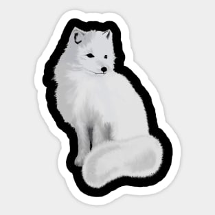 Arctic fox Sticker